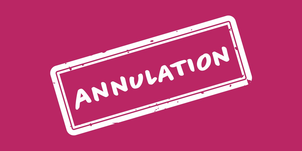 Conditions d'annulation